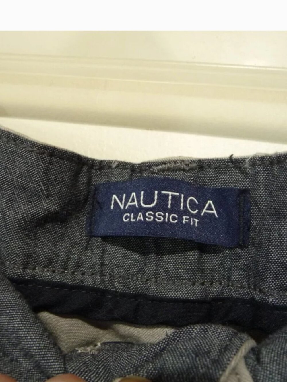 NAUTICA FLEX CLIPPER CHINO PANTS GRAY - Picture 9 of 11
